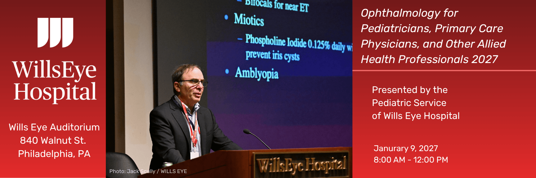 Ophthalmology for Pediatricians, Primary Care Physicians, and Other Allied Health Professionals 2027 Banner